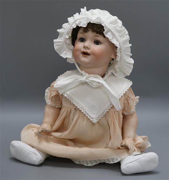 G. B. Borgfeld, Armand Marseille baby doll, 22in.